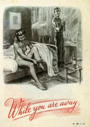 Ironic propaganda against the English. While you